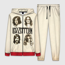 Женский 3D-костюм Led Zeppelin Guys, цвет: 3D-красный
