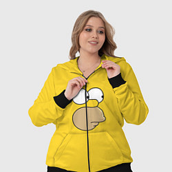 Женский 3D-костюм Гомер стесняется, цвет: 3D-черный — фото 2