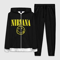 Женский 3D-костюм Nirvana Rock, цвет: 3D-белый