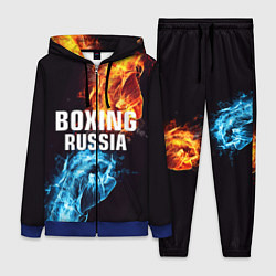 Женский 3D-костюм Boxing Russia, цвет: 3D-синий