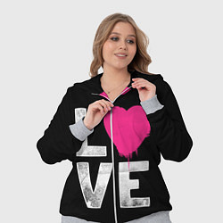 Женский 3D-костюм Love Heart, цвет: 3D-меланж — фото 2