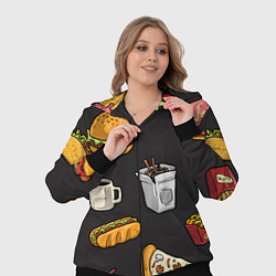 Женский 3D-костюм Food, цвет: 3D-черный — фото 2