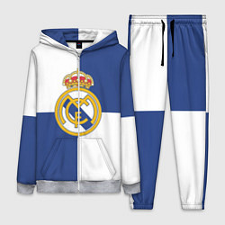 Женский 3D-костюм Real Madrid: Blue style, цвет: 3D-меланж