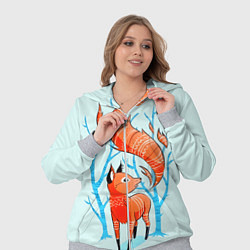 Женский 3D-костюм Маленький лисенок, цвет: 3D-меланж — фото 2