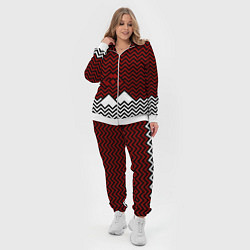 Женский 3D-костюм Твин Пикс: Минимализм, цвет: 3D-белый — фото 2