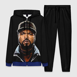 Женский 3D-костюм Ice Cube, цвет: 3D-синий