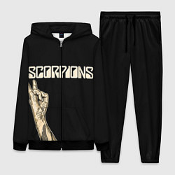 Женский 3D-костюм Scorpions Rock, цвет: 3D-черный