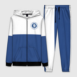 Женский 3D-костюм Chelsea FC: Light Blue, цвет: 3D-черный