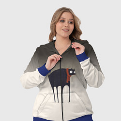 Женский 3D-костюм Первый снег, цвет: 3D-синий — фото 2