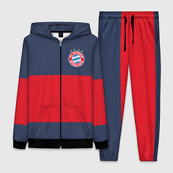 Женский 3D-костюм Bayern Munchen - Red-Blue FCB 2022 NEW, цвет: 3D-черный