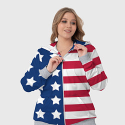 Женский 3D-костюм USA Flag, цвет: 3D-меланж — фото 2