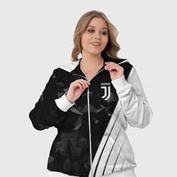 Женский 3D-костюм FC Juventus: Abstract, цвет: 3D-белый — фото 2
