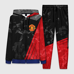 Женский 3D-костюм FC Manchester United: Abstract, цвет: 3D-синий