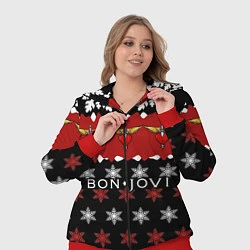 Женский 3D-костюм Праздничный Bon Jovi, цвет: 3D-красный — фото 2