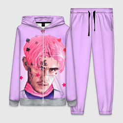 Женский 3D-костюм Lil Peep: Pink Edition, цвет: 3D-меланж