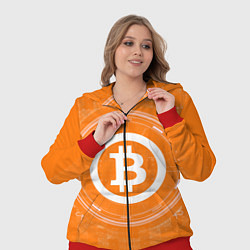 Женский 3D-костюм Bitcoin Tech, цвет: 3D-красный — фото 2