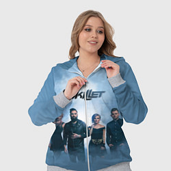 Женский 3D-костюм Skillet: Smoke, цвет: 3D-меланж — фото 2