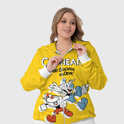 Женский 3D-костюм Cuphead: Don't deal with the Devil, цвет: 3D-белый — фото 2