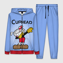 Женский 3D-костюм Cuphead Dab, цвет: 3D-красный