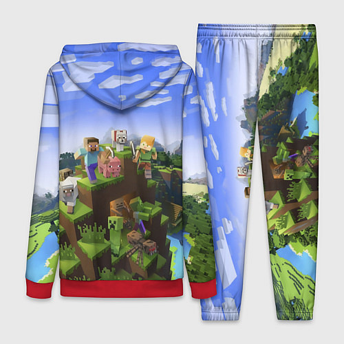 Женский костюм Майнкрафт: Даниил / 3D-Красный – фото 2