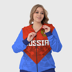 Женский 3D-костюм Russia Red & Blue, цвет: 3D-синий — фото 2