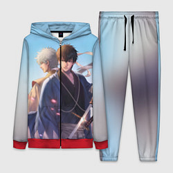 Женский 3D-костюм Gintama, цвет: 3D-красный