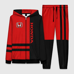 Женский 3D-костюм Honda: Red Style, цвет: 3D-черный