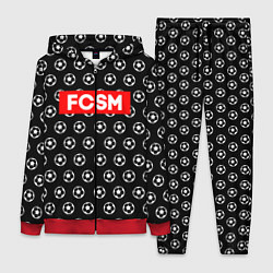 Женский 3D-костюм FCSM Supreme, цвет: 3D-красный