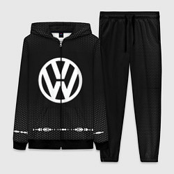 Женский 3D-костюм Volkswagen: Black Abstract, цвет: 3D-черный