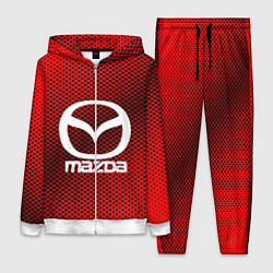 Женский 3D-костюм Mazda: Red Carbon, цвет: 3D-белый