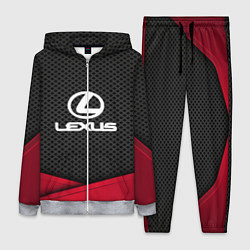 Женский 3D-костюм Lexus: Grey Carbon, цвет: 3D-меланж