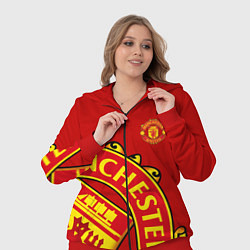 Женский 3D-костюм FC Man United: Red Exclusive, цвет: 3D-красный — фото 2