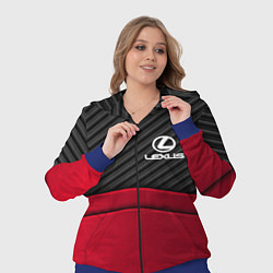Женский 3D-костюм Lexus: Red Carbon, цвет: 3D-синий — фото 2