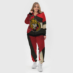 Женский 3D-костюм HC Ottawa Senators: Old Style, цвет: 3D-черный — фото 2