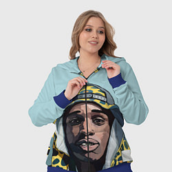 Женский 3D-костюм ASAP Rocky: Far East, цвет: 3D-синий — фото 2