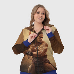 Женский 3D-костюм Конан-варвар, цвет: 3D-синий — фото 2