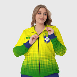 Женский 3D-костюм CBF Brasil, цвет: 3D-синий — фото 2