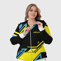 Женский 3D-костюм Cyberpunk 2077: Samurai, цвет: 3D-белый — фото 2