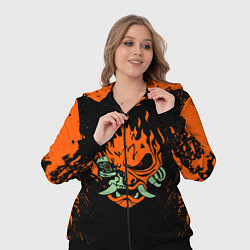 Женский 3D-костюм Cyberpunk 2077: SAMURAI, цвет: 3D-черный — фото 2