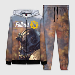 Женский 3D-костюм Fallout 76, цвет: 3D-черный