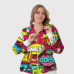 Женский 3D-костюм Слова из комиксов, цвет: 3D-белый — фото 2