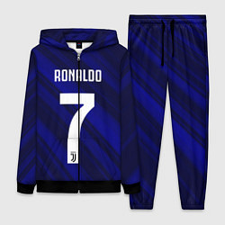 Женский 3D-костюм Ronaldo 7: Blue Sport, цвет: 3D-черный