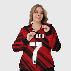 Женский 3D-костюм Ronaldo 7: Red Sport, цвет: 3D-черный — фото 2