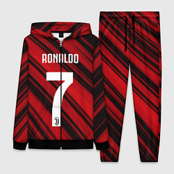 Женский 3D-костюм Ronaldo 7: Red Sport, цвет: 3D-черный