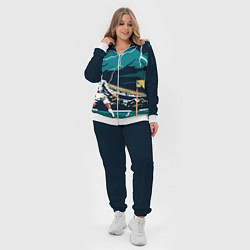 Женский 3D-костюм Ronaldo lightning, цвет: 3D-белый — фото 2