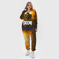 Женский 3D-костюм DOOM: Soldier, цвет: 3D-синий — фото 2