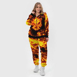 Женский 3D-костюм Cyberpunk 2077: FIRE SAMURAI, цвет: 3D-черный — фото 2