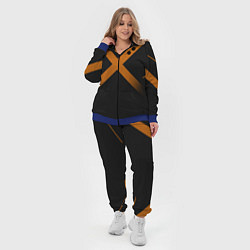 Женский 3D-костюм KATSUKI BAKUGOU полосы, цвет: 3D-синий — фото 2