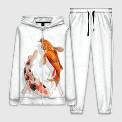 Женский 3D-костюм Рыбы удачи, цвет: 3D-белый