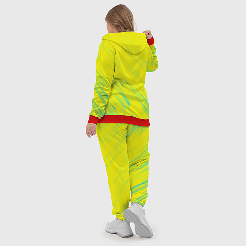 Женский костюм Cyberpunk 2077: Yellow / 3D-Красный – фото 5